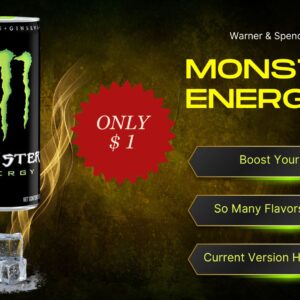 Get Your Power Boost: Monster Energy for $1
